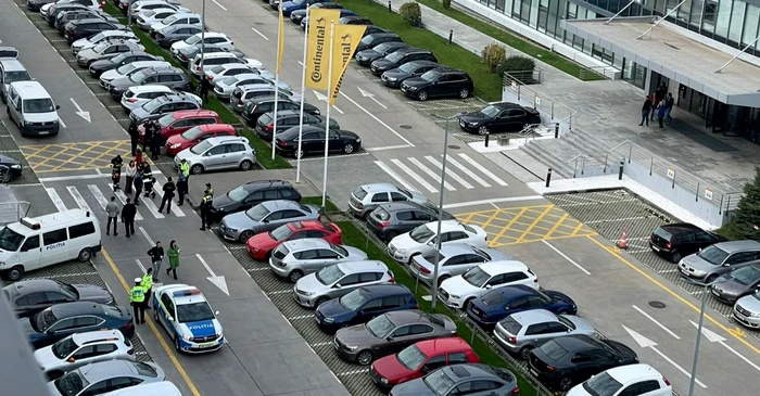 O alertă cu bombă a fost declanșată la Continental Automotive Timișoara FOTO Daniel Dancea