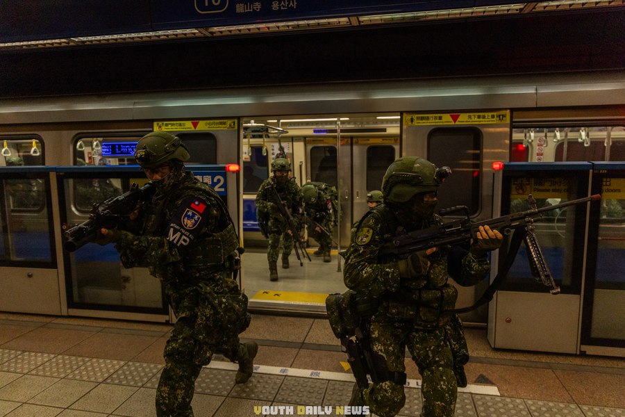 Armata taiwaneză testează utilizarea metroului din Taipei în cazul unei invazii chineze