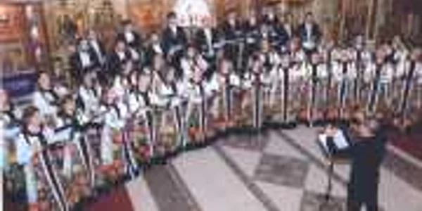corul de camera Madrigal dirijorul Voicu Popescu