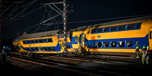 Accident de tren în Olanda, 4 aprilie 2023 Foto Profimedia 2 jpg