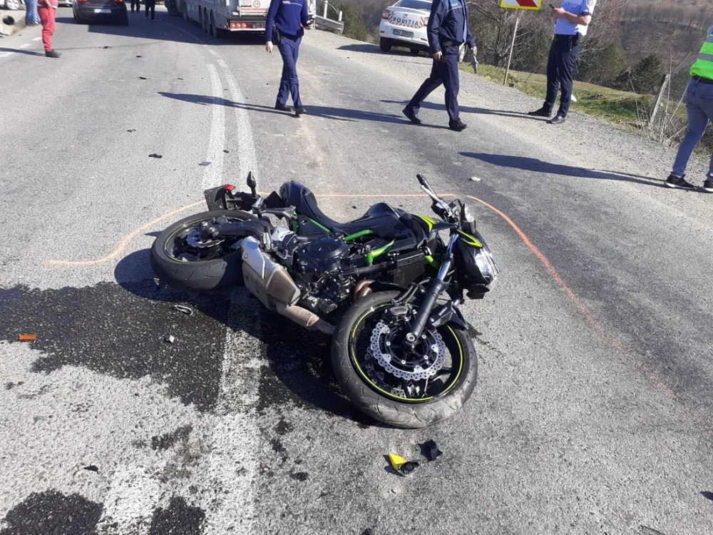 Accidentul mortal s-a petrecut pe DN1 A, în dreptul localităţii Măneciu FOTO Arhivă