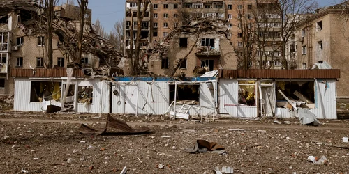  Imagini din orașul Avdiivka, distrus de atacurile rușilor FOTO Profimedia 