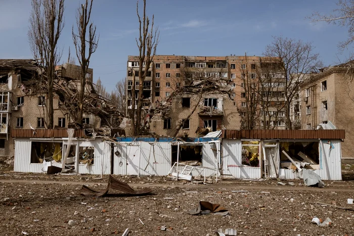 Clădiri din Avdiivka distruse în cursul războiului FOTO Arhivă