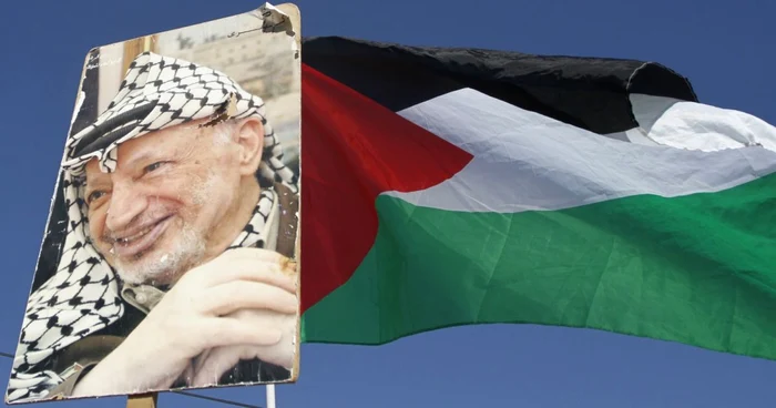 Liderul palestinian Yasser Arafat a murit în 2004