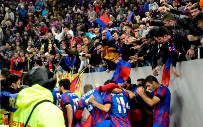 Steaua a câştigat cu 3-0 derbyul cu Dinamo de vineri FOTO Mediafax