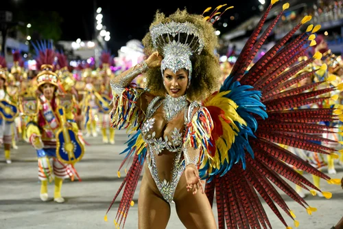 Dansatoarele de samba au uimit publicul (Foto: Profimedia)