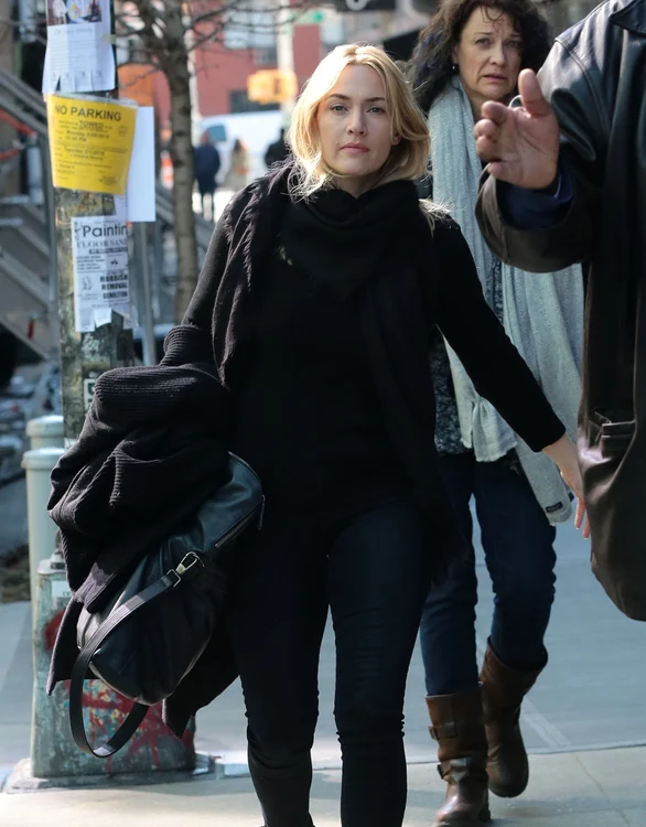 Celebrities On The Set Of 'Collateral Beauty' In NYC jpeg