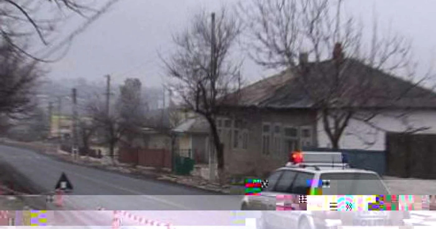 Poliţiştii l-au prins pe DN1, în localitatea Ucea de Jos Foto. arhivă