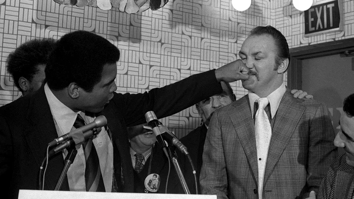 Muhammad Ali și Chuck Wepner FOTO: Facebook/Chuck Wepner