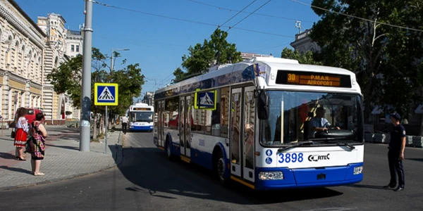 troleibuz Chişinău FOTO IPN