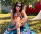 Ioana Ginghină a ieșit la plajă în curte foto: Instagram