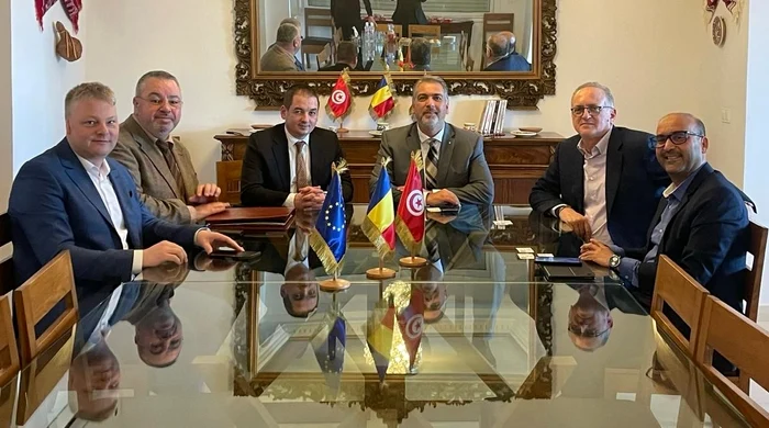 Delșegațiile României și Tunisiei FOTO: Facebook DSVSA