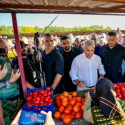 Călin Georgescu la Călugăreni FOTO Facebook / Alina Andreea Stamatiu Ungurianu
