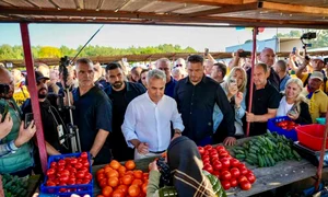Călin Georgescu la Călugăreni FOTO Facebook / Alina Andreea Stamatiu Ungurianu