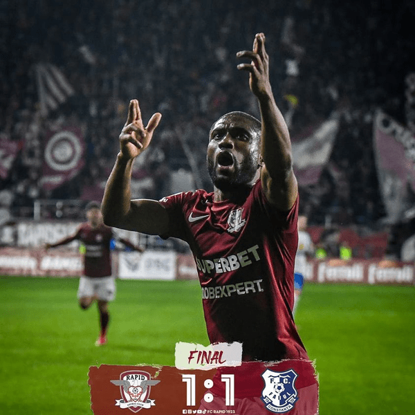 Rapid-Farul remiză în runda secundă a play-off-ului din Superligă