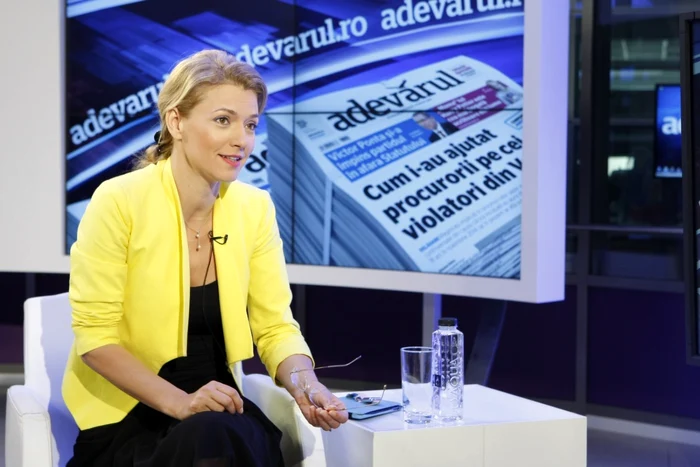 Alina Gorghiu, în studioul Adevarul Live