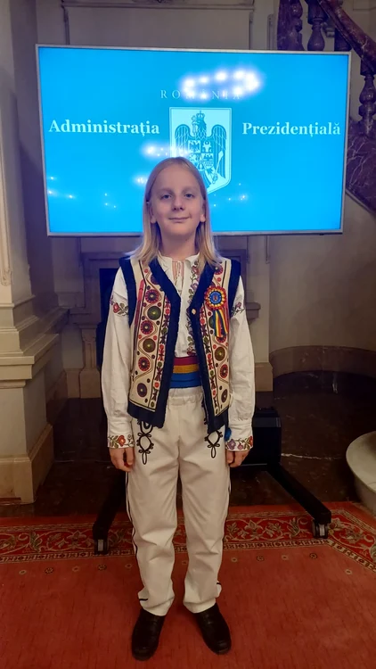 Eduard Florin Ștefan a fost premiat la Președinție  FOTO: arhiva personală