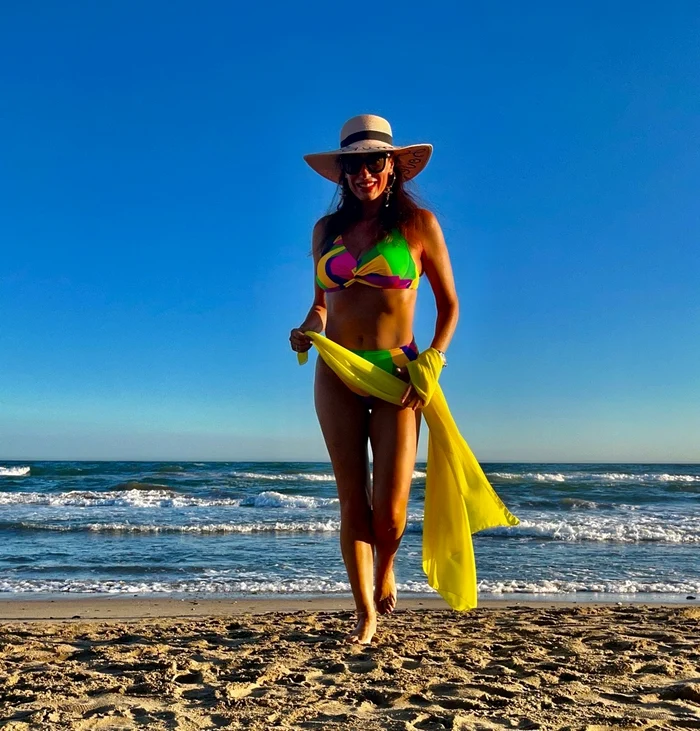 Irina Deleanu iubește marea. FOTO: Sports Net