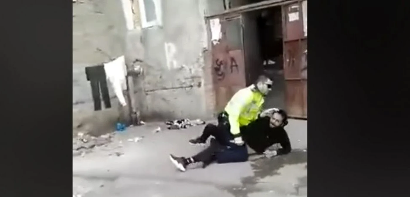 Infractorul a scăpat din mâinile oamenilor legii
