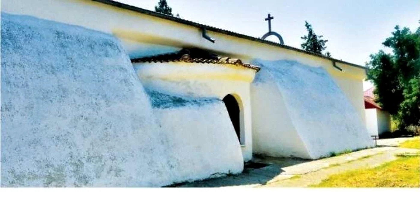 Biserica îngropată de la Istria - Constanţa Foto histria-cheiledobrogei.ro
