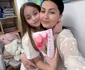 Gabriela Cristea și fiica ei, Victoria, în vârstă de 9 ani 