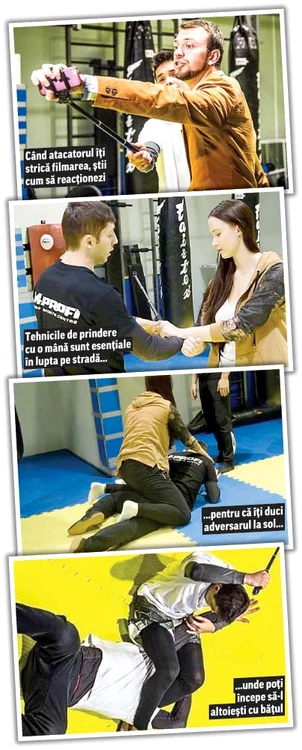 Antrenorii de karate din Moscova au elaborat un stil de luptă  special pentru cei care adoră să se fotografieze cu telefonul