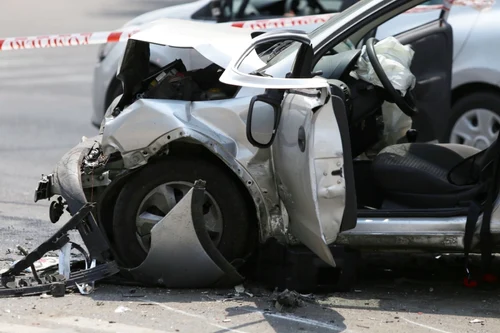 Accident Aurel Vlaicu - şofer urmărit de poliţie / FOTO Inquam Photos / George Călin / 13 iul 2018