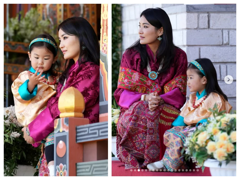 Regina Jetsun Pema Bhutan și fiica ei Instagram jpg