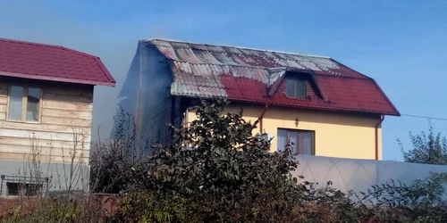 Incendiu vilă Moreni