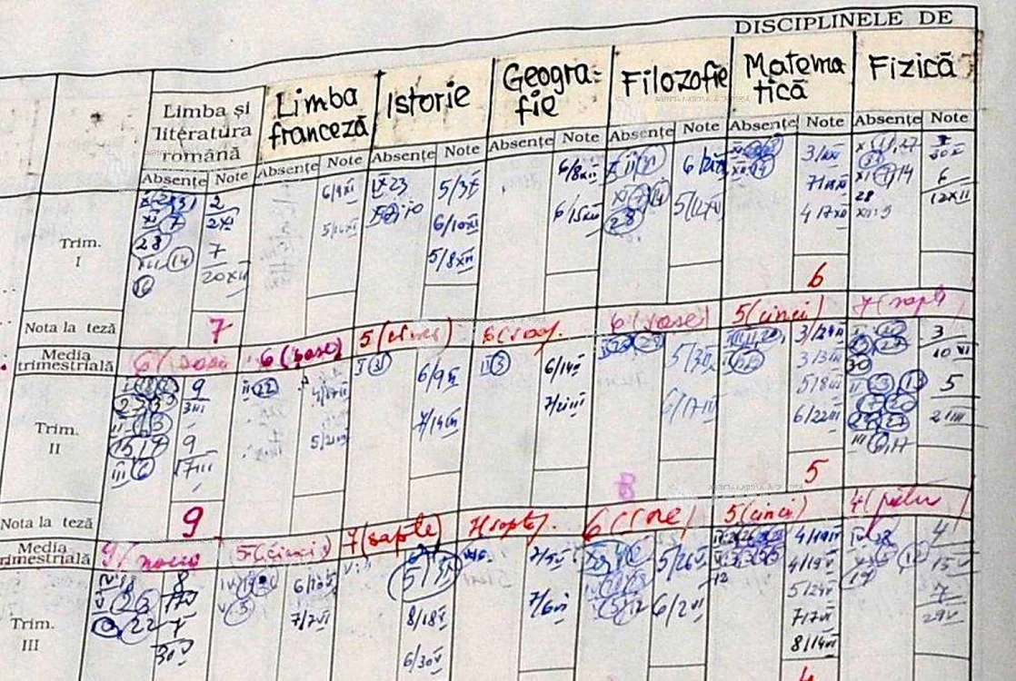 Catalogul tradiţional de note e pe cale de dispariţie FOTO Agerpres