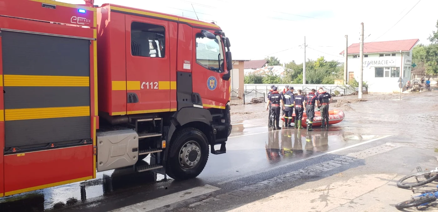 Prăpăd în județul Galați Foto: ISU Galați 