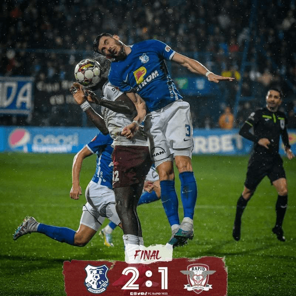 Cu Farul, Rapid a deschis scorul, dar a pierdut meciul