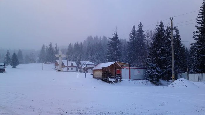 Ninsoarea de vineri seară / Foto: Adrian Baciu