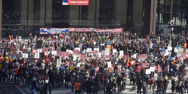 Protest Bodnariu Chicago FOTO Facebook