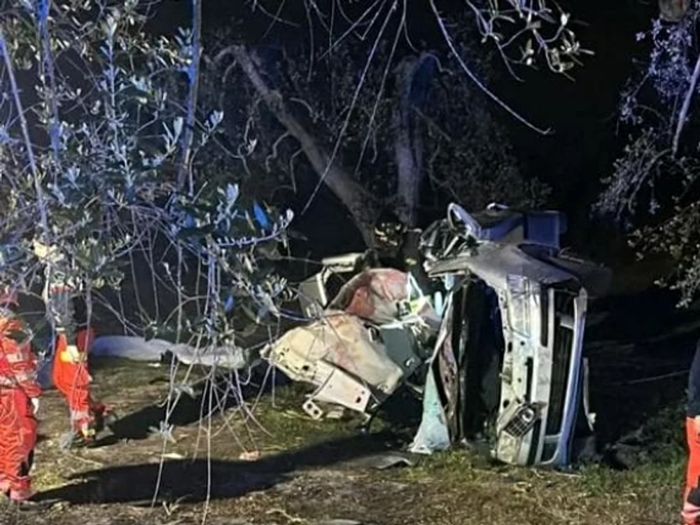 Accident cumplit în Italia. FOTO: bari.corriere
