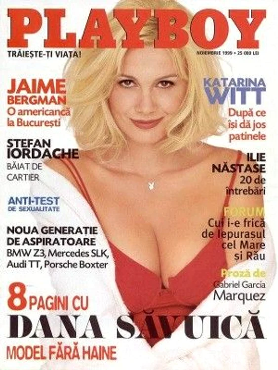 Dana Săvuică, pe coperta Playboy