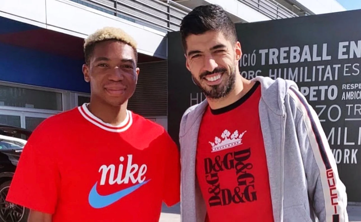 Lamisha Musonda, alături de Luis Suarez Foto/Instagram