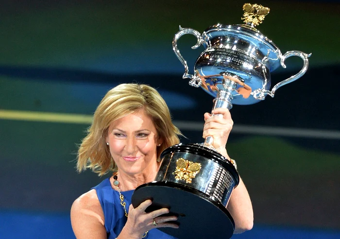 Chris Evert a rămas aproape de tenis ca analist ESPN (Foto: EPA-EFE)