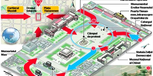 infografie tiananmen
