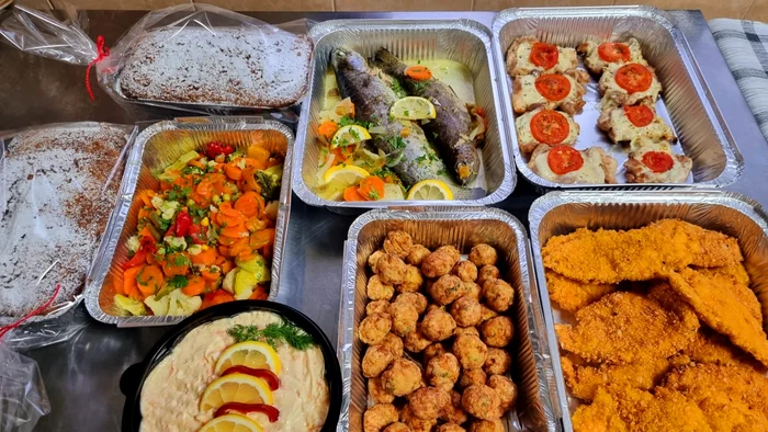 Preparate comandate de români direct la ușă Foto: firmă de catering