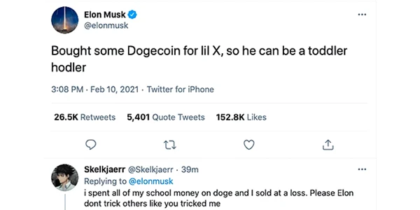 Elon Musk inselatorie Twitters Dogecoin FOTO Profimedia