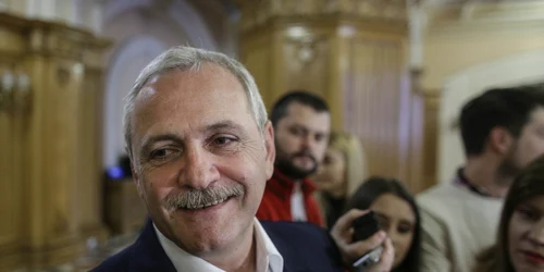 Liviu Dragnea la sedinţa de coaliţie a partidelor parlamentare PSD şi ALDE la Palatul Parlamentului FOTO Inquam Photos / Octav Ganea