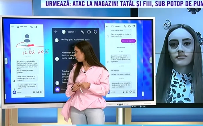 Adolescenta (dr.) a susținut că profesorul de sport ar hărțui-o FOTO: captura emisiune Antena1