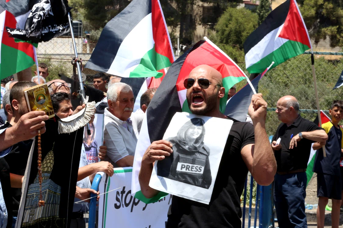 Premierul israelian se opune urmării penale a soldatului care a împușcat o jurnalistă FOTO EPA-EFE