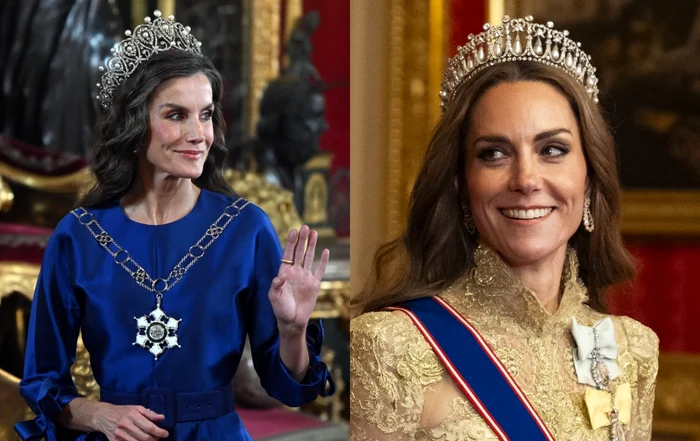 Regina Letizia și Kate Middleton foto profimedia jpg