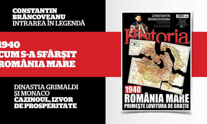 A apărut ediția de august a revistei Historia/ SUMAR png