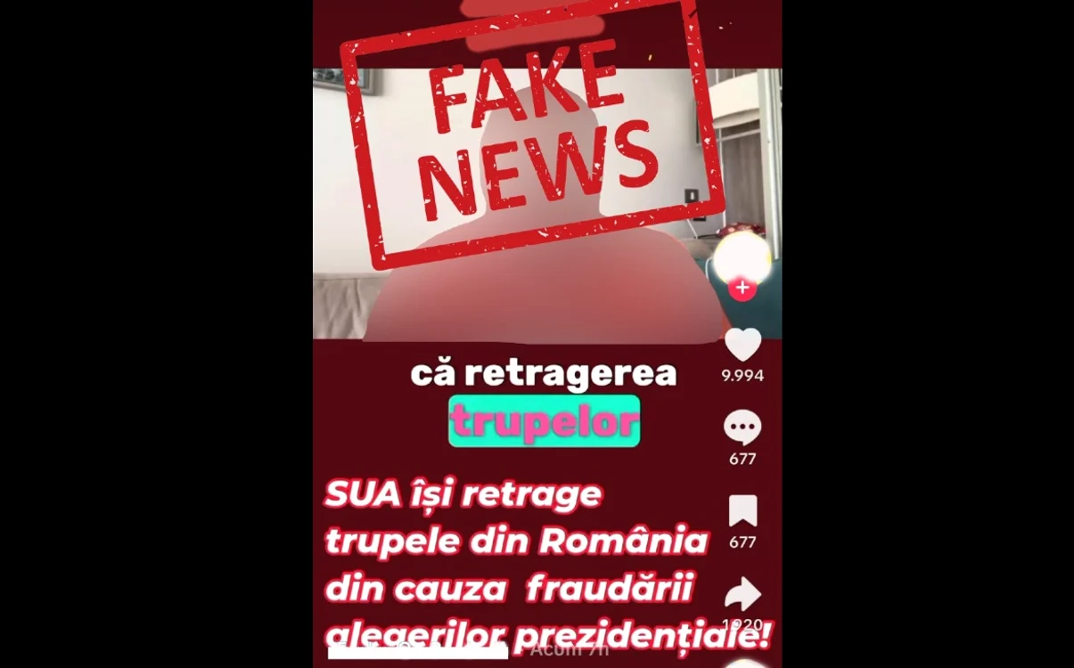 Fake news despre retragerea trupelor SUA din România Foto: MApN