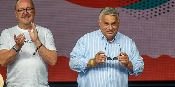 Viktor Orban Nemeth Zsolt Laszlo Tokes la Universitatea de Vară Tusvanyos la Baile Tusnad in Harghita  22 iulie 2023 FOTO Inquam Photos Laszlo Beliczay (2) jpg