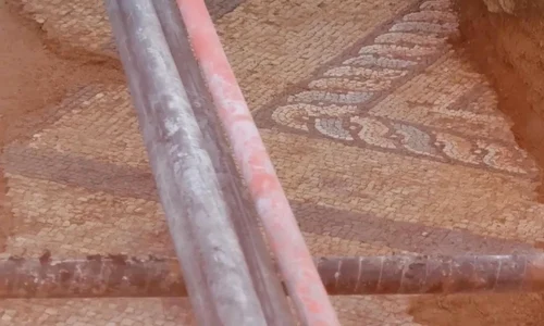 Mozaic antic rar descoperit în centrul Atenei