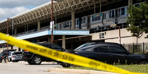Patru oameni au fost împușcați mortal într-un tren la periferia orașului Chicago FOTO NBC News
